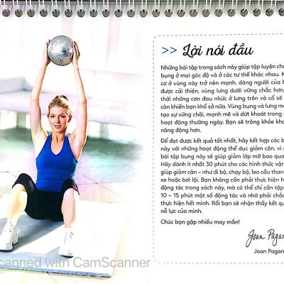 Sách Lò Xo - 15 Phút Tập Bụng (Kèm 1 DVD)