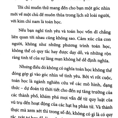 TedBooks - Thuật Toán Của Tình Yêu