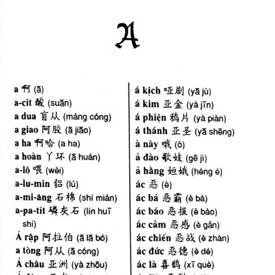 Từ Điển Việt - Hoa