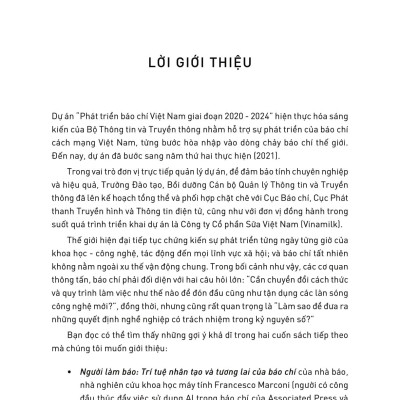 Sách - Người Làm Báo - Trí Tuệ Nhân Tạo Và Tương Lai Của Báo Chí