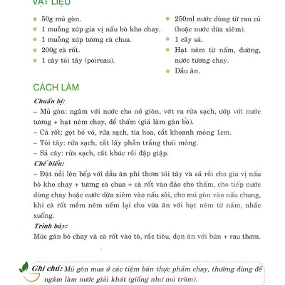 Món Chay Ngon Và Lành