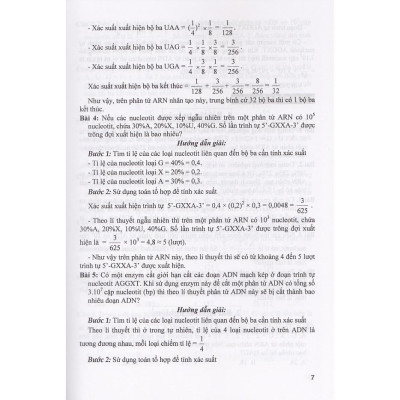 Sách - Phương pháp giải toán Xác suất Sinh học (Dùng chung cho các bộ SGK)