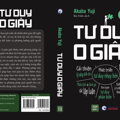 Sách - Tư Duy 0 Giây - Yuji Akaba