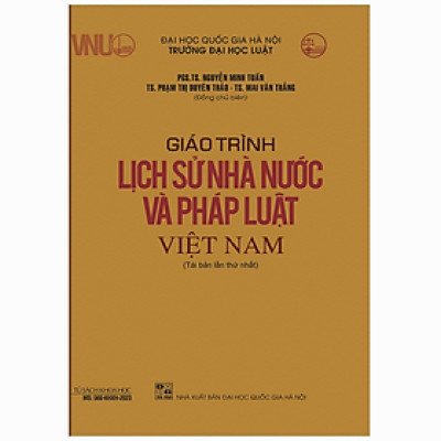 Sách - Giáo trình lịch sử nhà nước và pháp luật Việt Nam