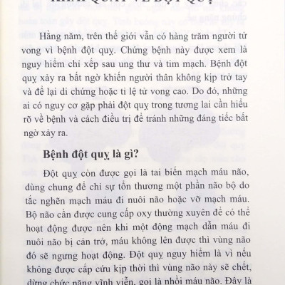 Bệnh Đột Quỵ Và Cách Điều Trị