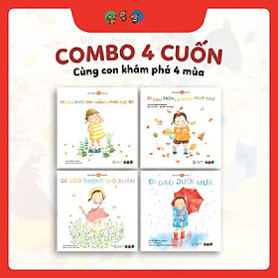 Combo Ehon Nhật Bản: Khám Phá Bốn Mùa (0 Đến 3 Tuổi) - 4 Cuốn