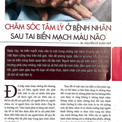 Y Học Phổ Thông Dành Cho Mọi Người - Chuyên Đề: Hậu Tai Biến