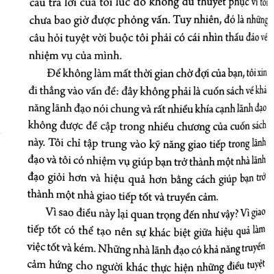 Ngôn Ngữ Của Nhà Lãnh Đạo
