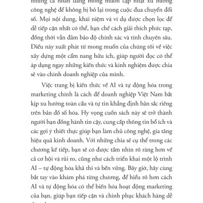 Sách - Ứng Dụng AI Và Tự Động Hóa Trong Marketing