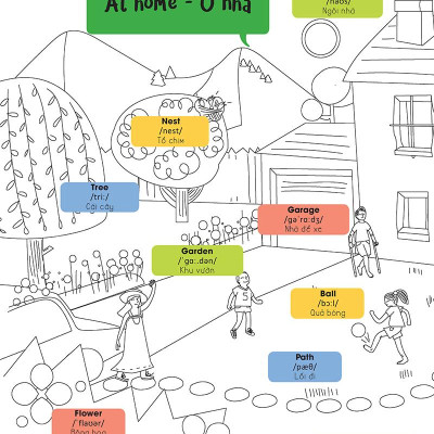 Hello English! - Xin Chào Tiếng Anh! - Tô Màu Cùng Tiếng Anh