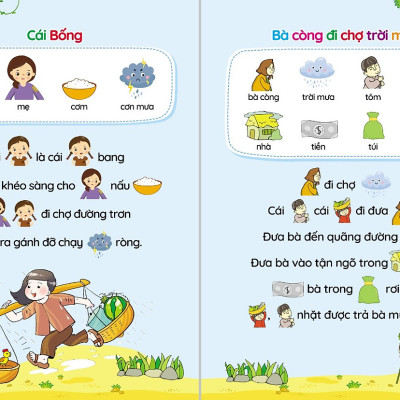 Sách - Tuyển tập Thơ - Truyện - Đồng dao - Câu đố cho bé từ 0-6 tuổi (sách có kèm file nghe) giúp trẻ tập nói tập đọc