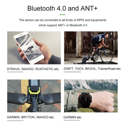 Bộ Cảm Biến Tốc Độ & Vòng Tua Xe Đạp Cycplus C3 ANT+ Bluetooth Bike Cadence Speed Sensor Tương Thích Garmin Bryton Cateye XOSS