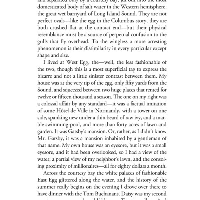 The Great Gatsby