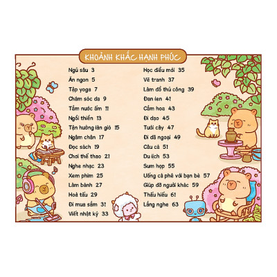 Sách Tô Màu - Capybara