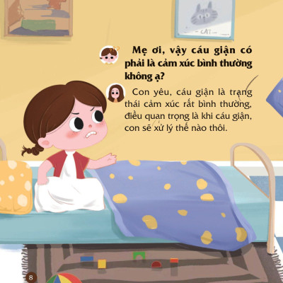 Sách Cùng Con Nuôi Dưỡng Cảm Xúc Tích Cực - Con Không Cáu Giận