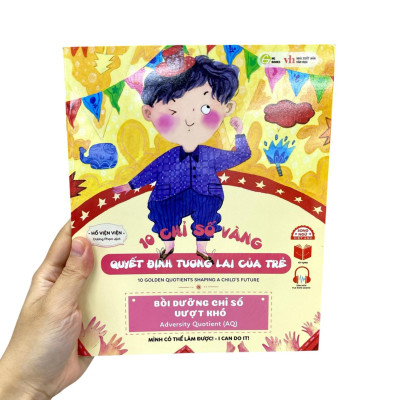Sách - 10 Chỉ Số Vàng Quyết Định Tương Lai Của Trẻ - Bồi Dưỡng Chỉ Số Vượt Khó - Adversity Quotient (AQ) - Mình Có Thể Làm Được - I Can Do It! - Song Ngữ Anh-Việt