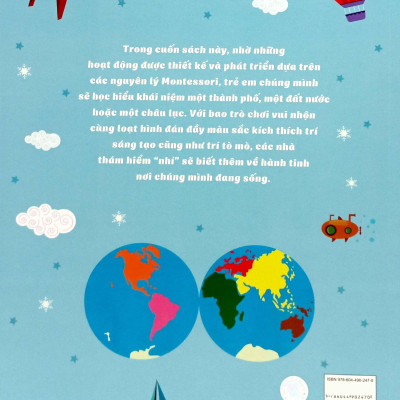 Sách - Montessori - Cuốn Sách Đầu Tiên Về Thế Giới Dành Cho Trẻ