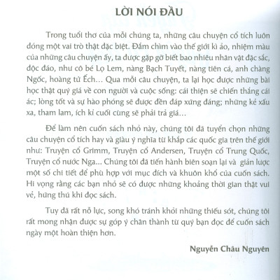 Tuyển Tập TRUYỆN CỔ TÍCH THẾ GIỚI DÀNH CHO THIẾU NHI