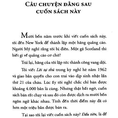 Lời Tự Thú Của Một Bậc Thầy Quảng Cáo (Tái Bản 2017)