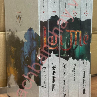 Boxset Lôi Mễ: Độc Giả Thứ 7, Đề Thi Đẫm Máu, Cuồng Vọng Phi Nhân Tính, Sông Ngầm, Ánh Sáng Thành Phố (05 Cuốn)