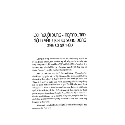 Nomadland - Cõi Người Dưng - Đời Du Dân Mỹ Thế Kỷ 21 (NXB PN)