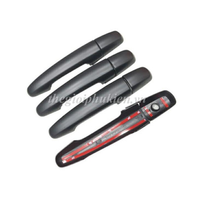 Ốp tay nắm cửa xe Suzuki XL7 nhựa ABS đen