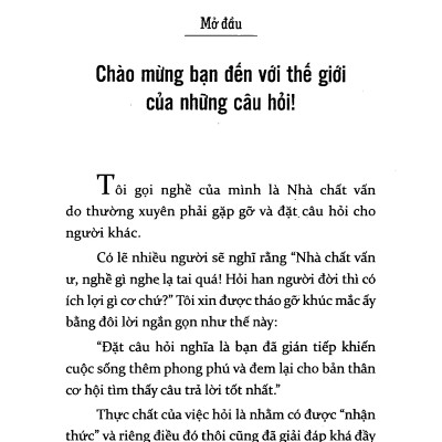 Sức Mạnh Của Việc Đặt Câu Hỏi Đúng ( Tặng Bookmark Tuyệt Đẹp )