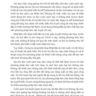 Sách Trại huấn luyện SCRUM - Bắt đầu phát triển Agile với nhóm Scrum