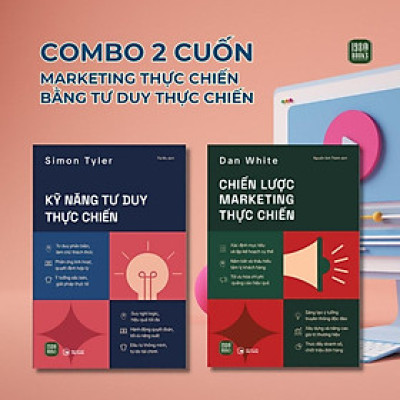 Sách - Combo 2 cuốn: Chiến Lược Marketing Thực Chiến + Kỹ Năng Tư Duy Thực Chiến