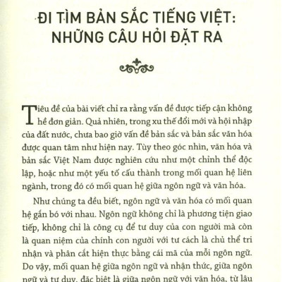 Tiếng Việt Giàu Đẹp - Đi Tìm Bản Sắc Tiếng Việt (Tái Bản 2022)