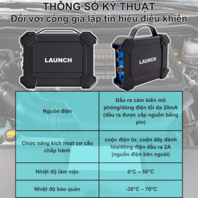 Thiết bị giả lập cảm biến trên ô tô LAUNCH Sensor Box S2-2