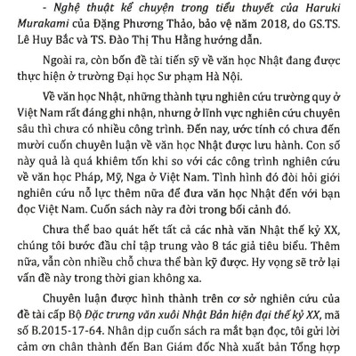 Nhà Văn Nhật Bản Thế Kỷ XX