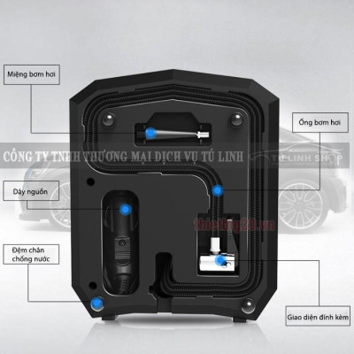 Bơm lốp ô tô, xe hơi điện tử tự ngắt AIKESI