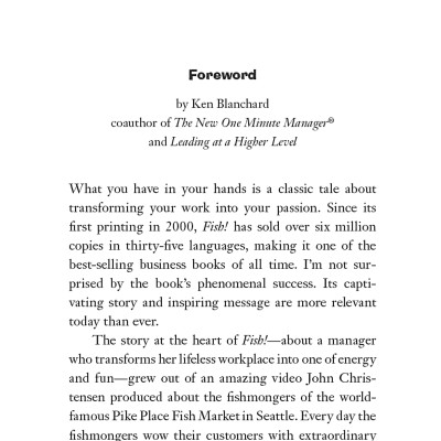 Fish!: A Proven Way To Boost Morale And Improve Results