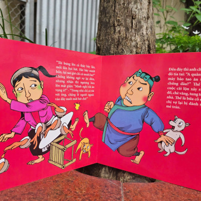 Sách - Combo cổ tích Việt Nam: Vụ kiện bát chè & Khôn ngoan không lại với giời (Bìa cứng toàn bộ)