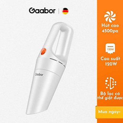 Máy hút bụi ô tô cầm tay GAABOR GVCC-M4A1 lực hút mạnh bền bỉ - Hàng chính hãng