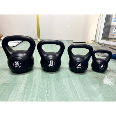 Tạ Bình Vôi,Tạ Ấm 6kg Bê Tông Bọc Nhựa PE Cao Cấp Chính Hãng Đại Nam Sport