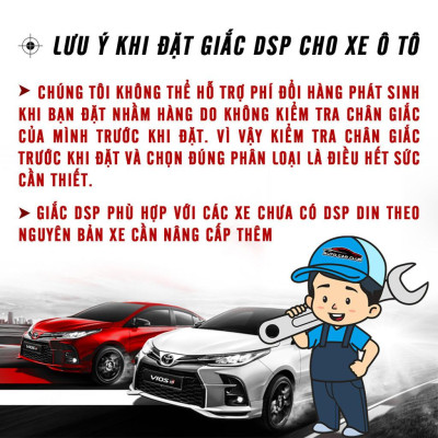 Giắc DSP/ampli, nối màn hình nguyên bản xe Zotye T600, Citroen, độ loa Plug N Play.
