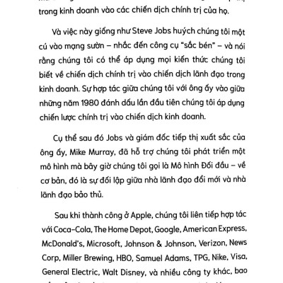 Chiến Lược Để Dẫn Đầu - Bài Học Kinh Doanh Từ 10 Chiến Dịch Tranh Cử Điển Hình