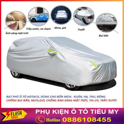 Bạt Phủ Ô Tô Vải Dù Hyundai I10, I20, I30, Accent, Santafe, Tucson, Kona, Avante, Elantra, Sonata