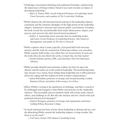 Leadership BS : Fixing Workplaces and Careers One Truth at a Time