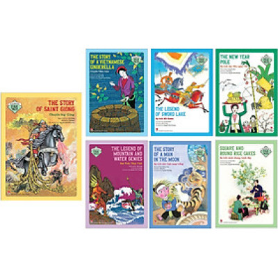 Combo Vietnamese Folklore - Tranh truyện dân gian Việt Nam bản tiếng Anh (7 quyển - Kim Đồng)