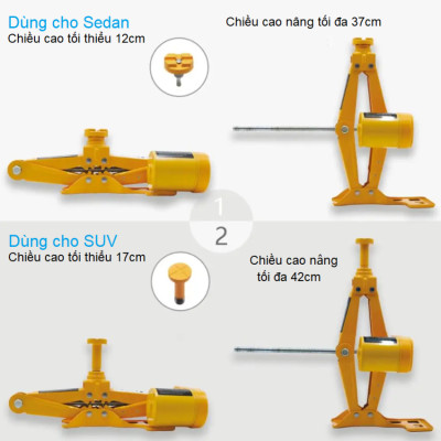 Bộ nâng kích gầm điện và máy siết ốc ô tô đa năng 2 trong 1 ROGTZ TY-001 - Hàng chính hãng, bảo hành 24 tháng