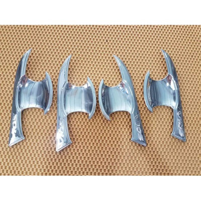 TOYOTA VIOS 2022, Ốp Hõm Cửa , Chén Cửa  Xe Mạ Crom Bộ 4 Chi Tiết