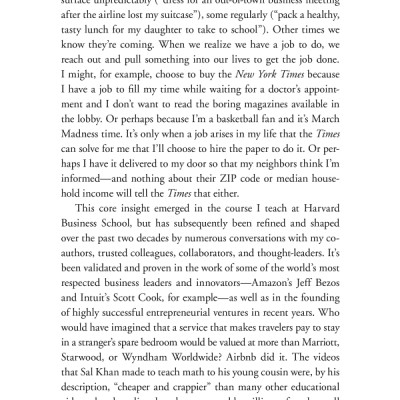 Competing Against Luck: The Story of Innovation and Customer Choice