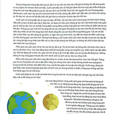 Sách - Montessori - Cuốn Sách Đầu Tiên Về Thế Giới Dành Cho Trẻ