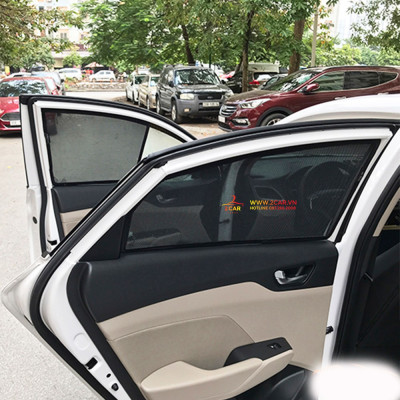 Rèm che nắng xe Hyundai Accent 2018- 2021, 2022 có hút nam châm cao cấp