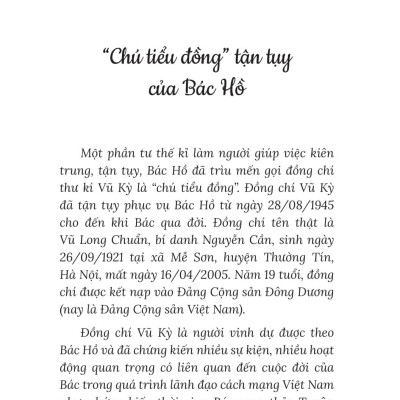 Sách - Thư Kí Bác Hồ Kể Chuyện