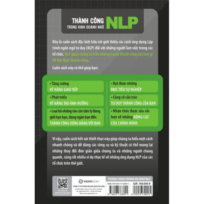 Thành Công Trong Kinh Doanh Nhờ NLP - Cách Thức Nhanh Chóng Để Đạt Được Thành Công -  Jeremy Lazarus