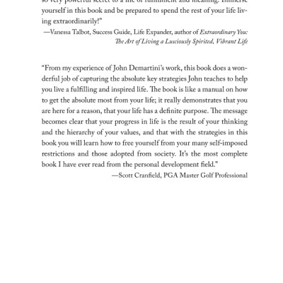 The Values Factor : The Secret to Creating an Inspired and Fulfilling Life